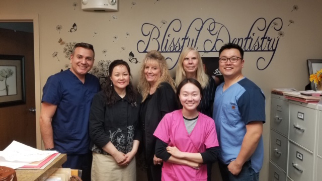 Dr. Jin Choi DDS and his team at Blissful Dentistry